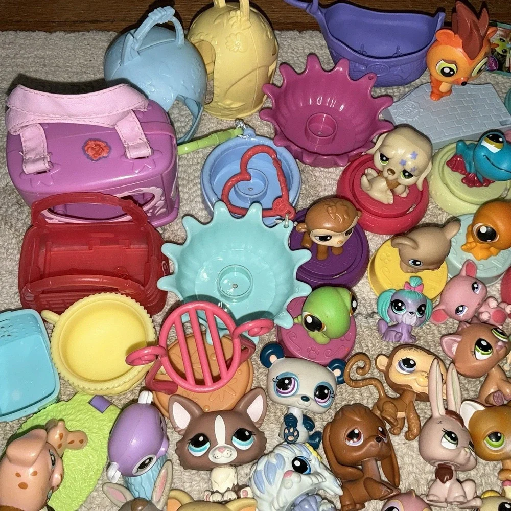 LPS Littlest Pet Shop Lot 125 Mixed Vintage Dogs Cats Birds Y2K-present